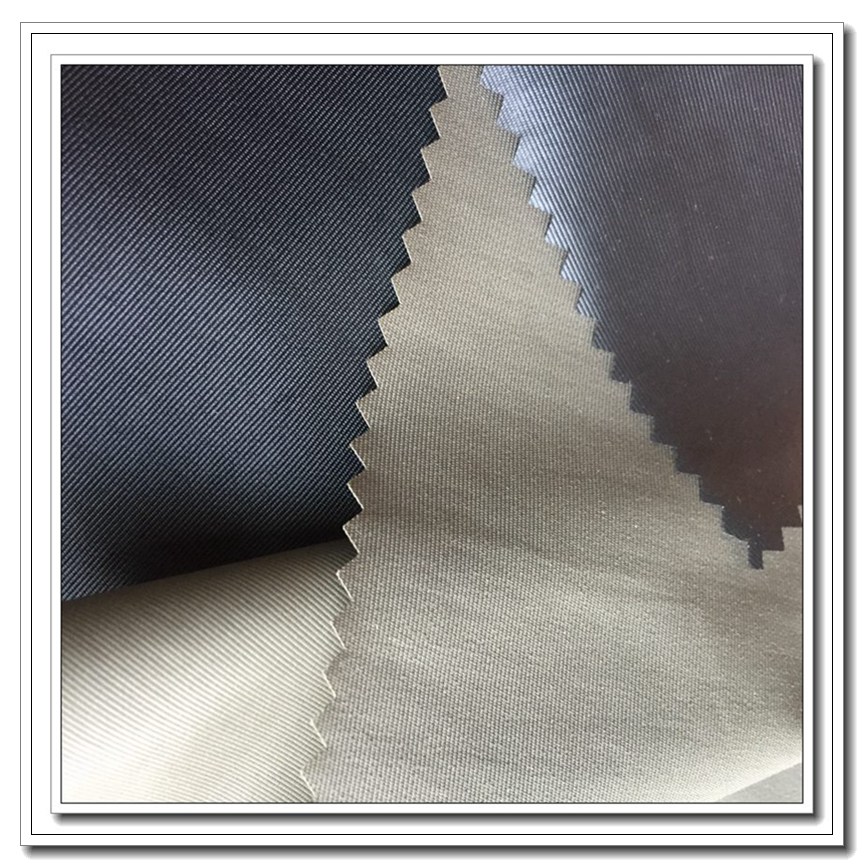 320D NYLON TASLAN C0 DWR FABRIC WITH PU FILM COATING SH0606