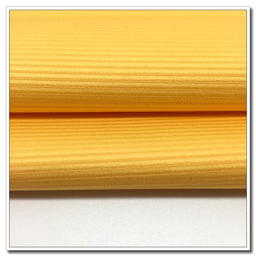 2 LAYER POLYESTER STRIPE FABRIC WATERPROOF DOWNPROOF WINDPROOF WITH BREATHABLE TPU MEMBRANE 9855