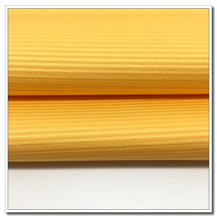 2 LAYER POLYESTER STRIPE FABRIC WATERPROOF DOWNPROOF WINDPROOF WITH BREATHABLE TPU MEMBRANE 9855